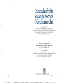 Titelbild der Ausgabe 3/2024 von Zeitschrift für evangelisches Kirchenrecht (ZevKR). Diese Zeitschrift und viele weitere Kunstmagazine und Kulturmagazine als Abo oder epaper bei United Kiosk online kaufen.