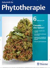 Titelbild der Ausgabe 1/2021 von Zeitschrift für Phytotherapie. Diese Zeitschrift und viele weitere Pflegezeitschriften und medizinische Fachzeitschriften als Abo oder epaper bei United Kiosk online kaufen.
