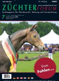 Titelbild der Ausgabe 7/2025 von Züchterforum. Diese Zeitschrift und viele weitere Sportmagazine als Abo oder epaper bei United Kiosk online kaufen.