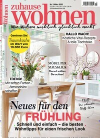Titelbild der Ausgabe 3/2020 von Zuhause Wohnen. Diese Zeitschrift und viele weitere Gartenzeitschriften und Wohnzeitschriften als Abo oder epaper bei United Kiosk online kaufen.