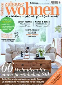 Titelbild der Ausgabe 4/2022 von Zuhause Wohnen. Diese Zeitschrift und viele weitere Gartenzeitschriften und Wohnzeitschriften als Abo oder epaper bei United Kiosk online kaufen.