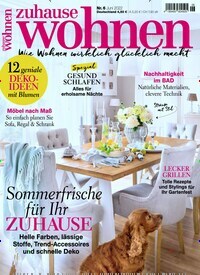 Titelbild der Ausgabe 6/2022 von Zuhause Wohnen. Diese Zeitschrift und viele weitere Gartenzeitschriften und Wohnzeitschriften als Abo oder epaper bei United Kiosk online kaufen.