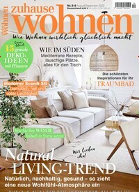 Titelbild der Ausgabe 9/2022 von Zuhause Wohnen. Diese Zeitschrift und viele weitere Gartenzeitschriften und Wohnzeitschriften als Abo oder epaper bei United Kiosk online kaufen.
