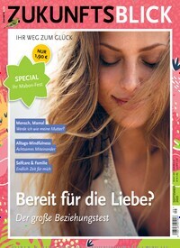 Titelbild der Ausgabe 9/2020 von Zukunftsblick. Diese Zeitschrift und viele weitere Frauenzeitschriften als Abo oder epaper bei United Kiosk online kaufen.