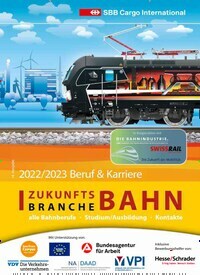 Titelbild der Ausgabe 1/2023 von Zukunftsbranche Bahn. Diese Zeitschrift und viele weitere Logistikmagazine und Medienmagazine als Abo oder epaper bei United Kiosk online kaufen.