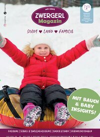 Titelbild der Ausgabe 1/2026 von Zwergerl Magazin für Familien. Diese Zeitschrift und viele weitere Elternzeitschriften und Tierzeitschriften als Abo oder epaper bei United Kiosk online kaufen.