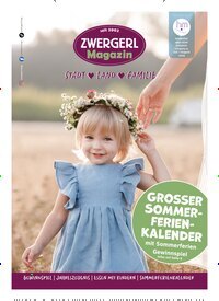 Titelbild der Ausgabe 4/2025 von Zwergerl Magazin für Familien. Diese Zeitschrift und viele weitere Elternzeitschriften und Tierzeitschriften als Abo oder epaper bei United Kiosk online kaufen.