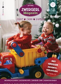 Titelbild der Ausgabe 6/2025 von Zwergerl Magazin für Familien. Diese Zeitschrift und viele weitere Elternzeitschriften und Tierzeitschriften als Abo oder epaper bei United Kiosk online kaufen.