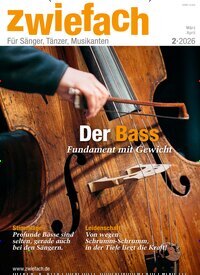 Titelbild der Ausgabe 2/2026 von zwiefach. Diese Zeitschrift und viele weitere Reisemagazine, Freizeitmagazine und Wissensmagazine als Abo oder epaper bei United Kiosk online kaufen.