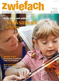 Titelbild der Ausgabe 5/2019 von zwiefach. Diese Zeitschrift und viele weitere Reisemagazine, Freizeitmagazine und Wissensmagazine als Abo oder epaper bei United Kiosk online kaufen.