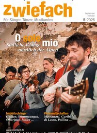 Titelbild der Ausgabe 5/2026 von zwiefach. Diese Zeitschrift und viele weitere Reisemagazine, Freizeitmagazine und Wissensmagazine als Abo oder epaper bei United Kiosk online kaufen.