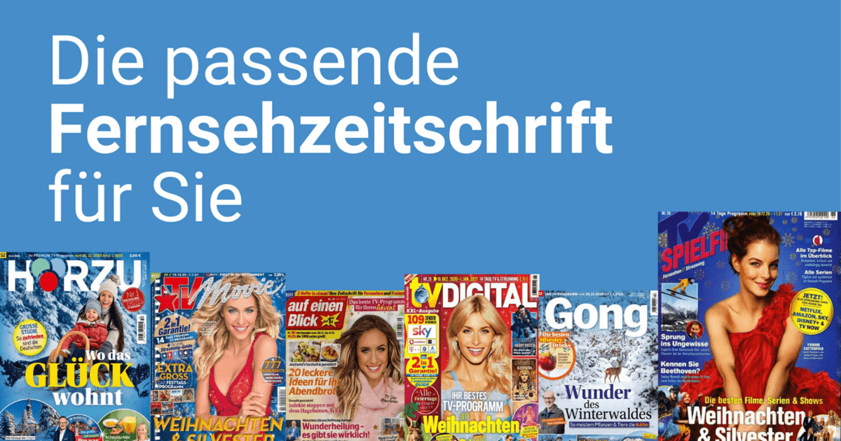 Welche ist die beste Fernsehzeitschrift?